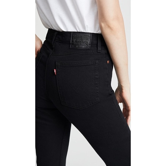 Levi’s Wedgie Fit Straight Jeans in Black Heart Size 28 - Picture 3 of 14